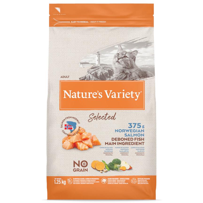 Natures Variety Selected Sterilised Adult Cat Food Salmon 1.25kg