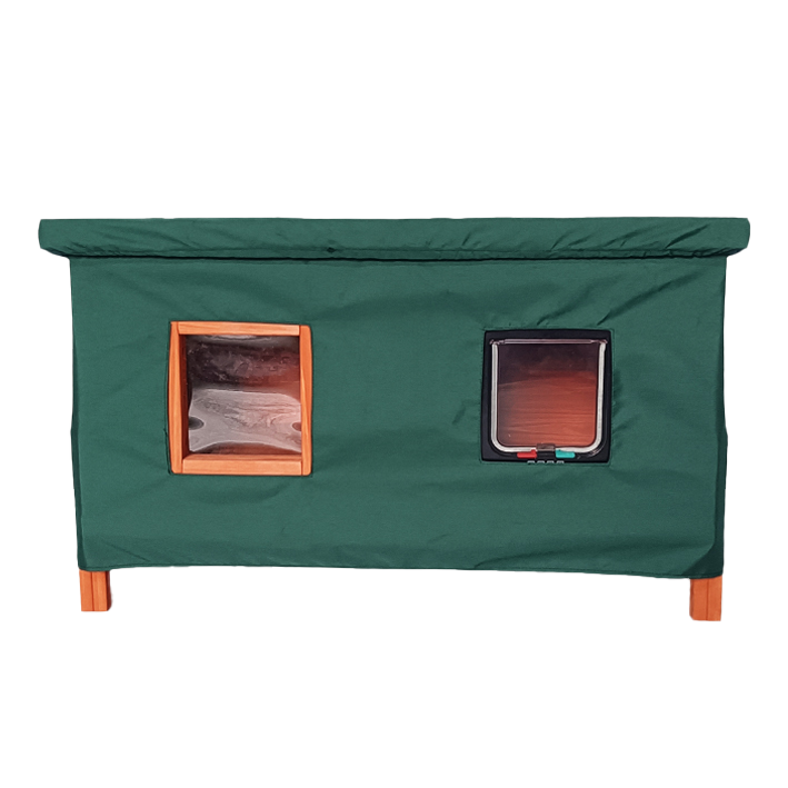 XL Outdoor Cat House and Rain Cover