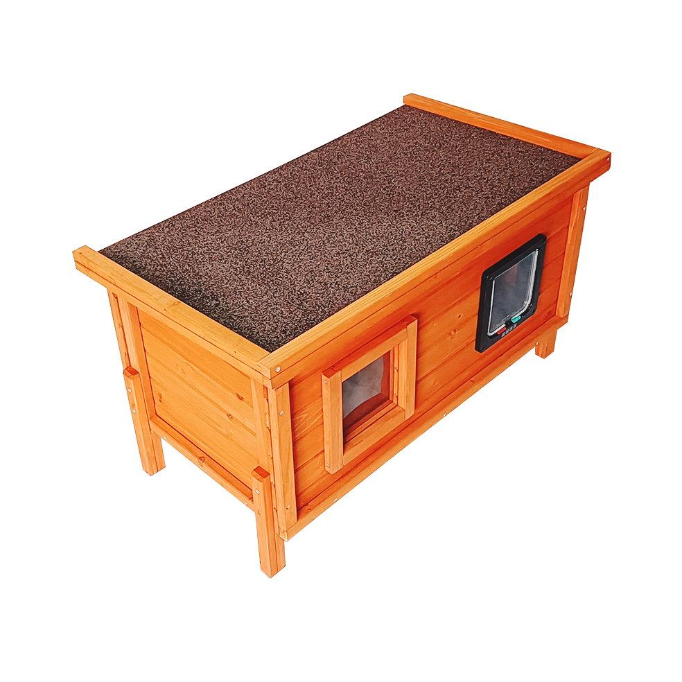 XL Outdoor Cat House and Rain Cover