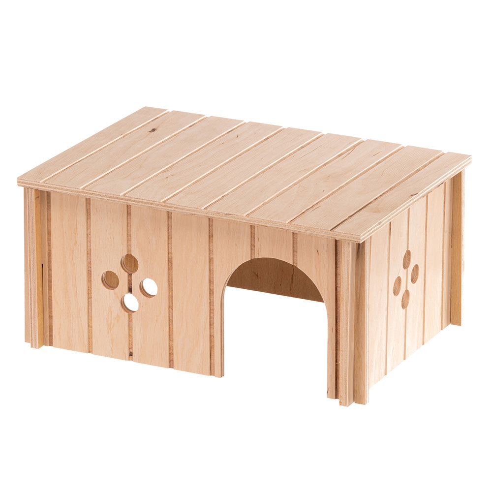 Wooden Rabbit and Guinea Pig Hideaway