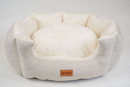 Polygon Dog Bed Cream