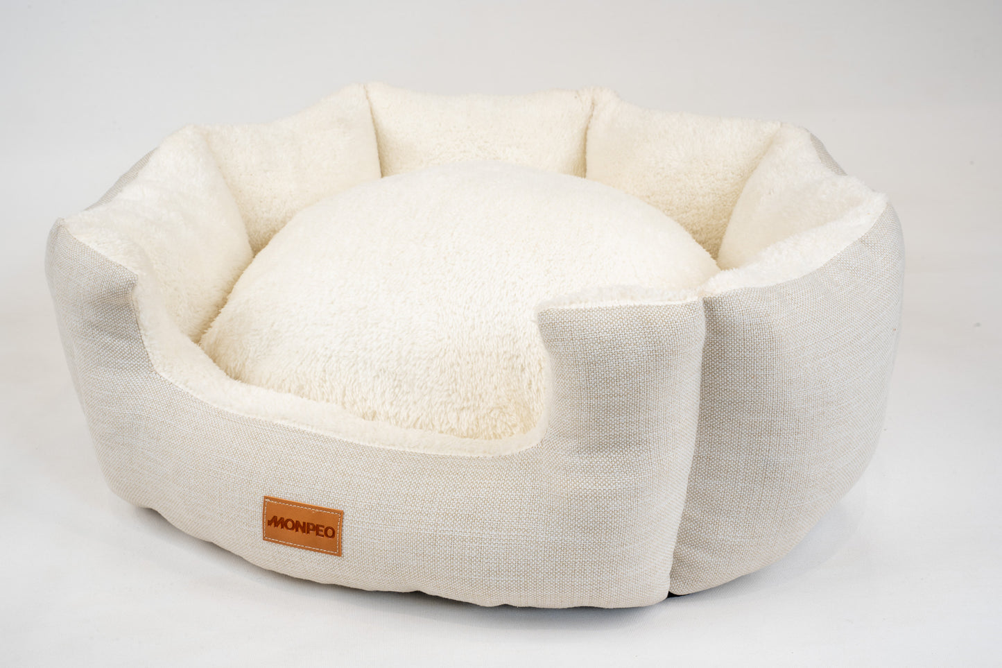 Polygon Dog Bed Cream