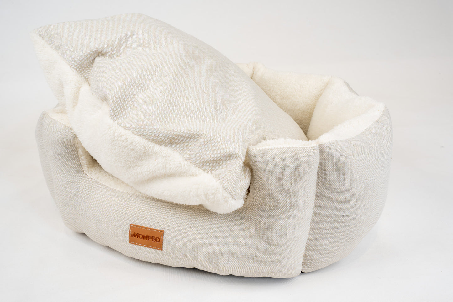 Polygon Dog Bed Cream