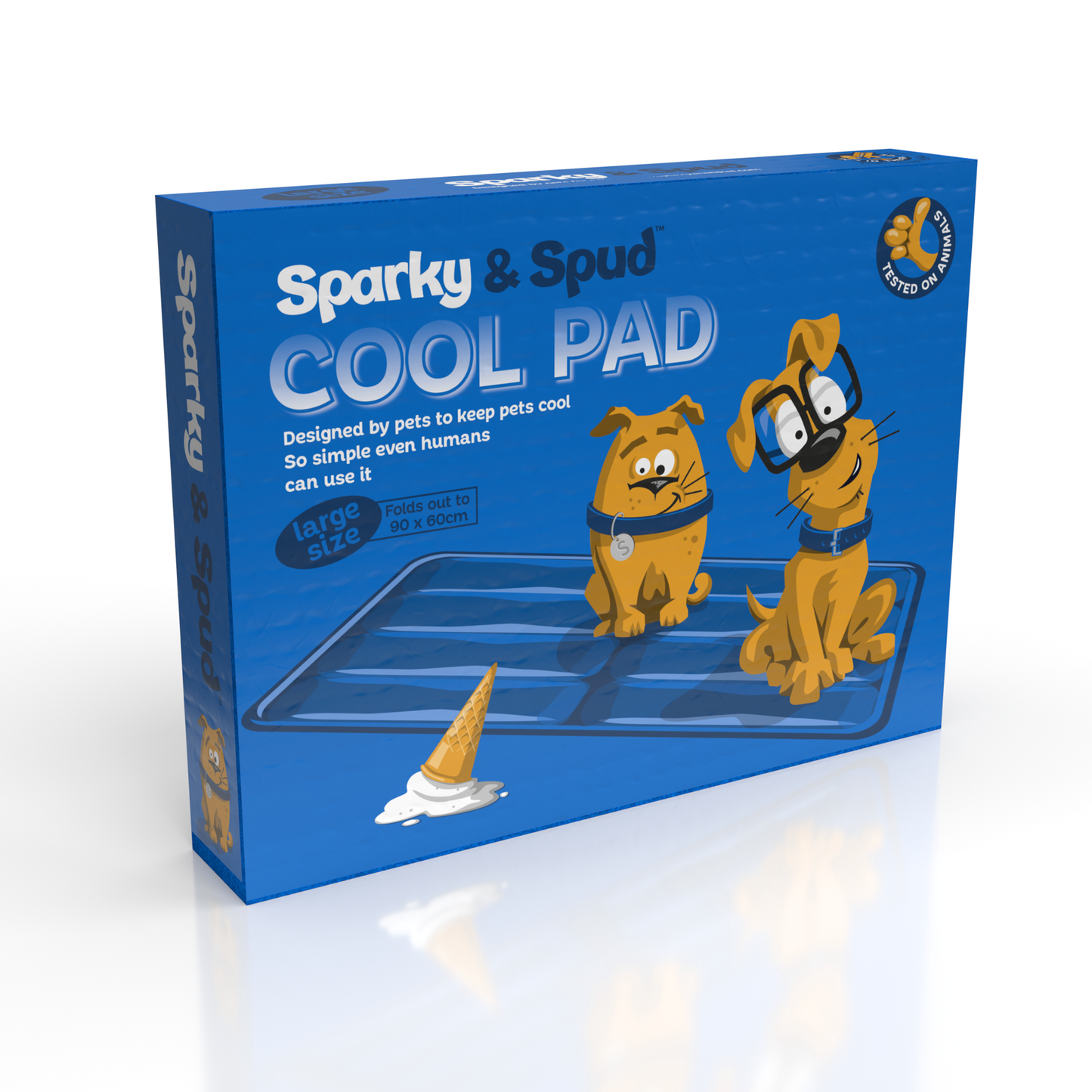 Sparky and Spud Cool Pad 90cm x 60cm