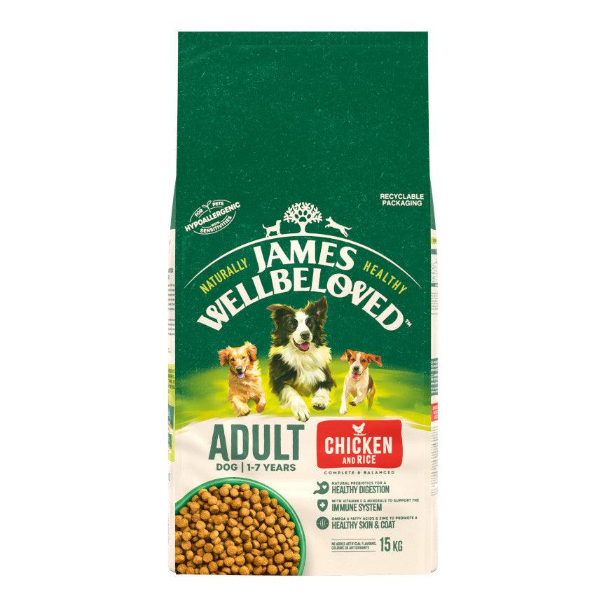 James wellbeloved small cheap breed dog food 15kg